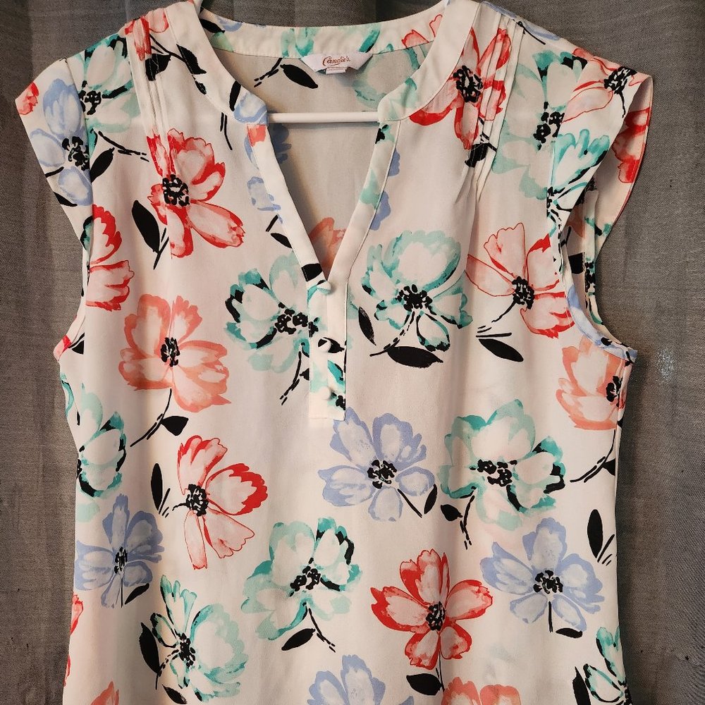 Floral Sheer Top